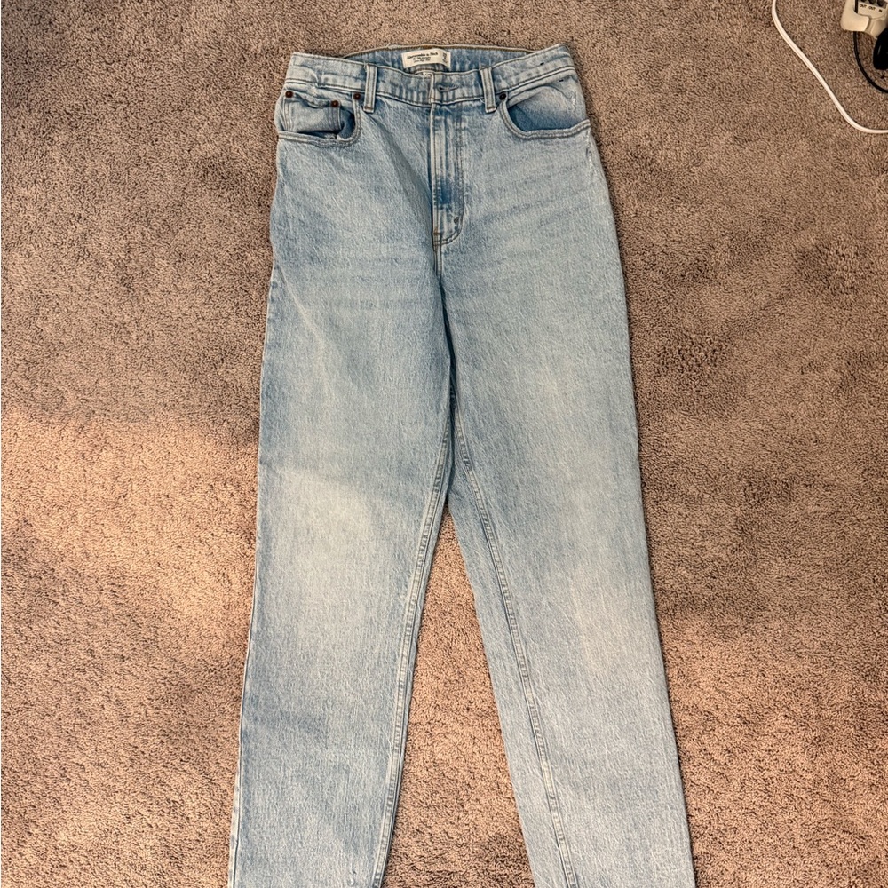 Abercrombie & Fitch Light Blue Straight Leg Jeans